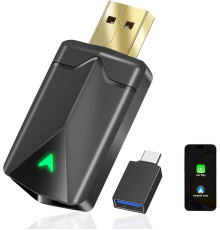 Бездротовий адаптер CarPlay Android Auto Wi-Fi Plug & Play 5,8 ГГц