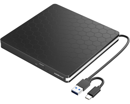Зовнішній CD-DVD записувач та зчитувач Amicool з USB 3.0