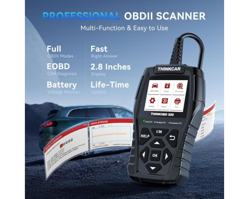 Діагностичний сканер THINKCAR Thinkobd 500 OBD2