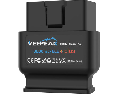 Діагностичний сканер Veepeak OBDCheck BLE+ Bluetooth OBD II