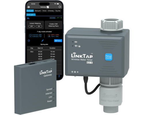 Розумний таймер і шлюз для поливу LinkTap G2S