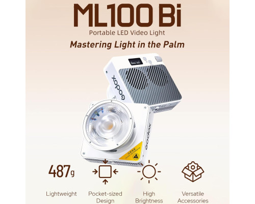 Світлодіодний відеопрожектор GODOX ML100Bi