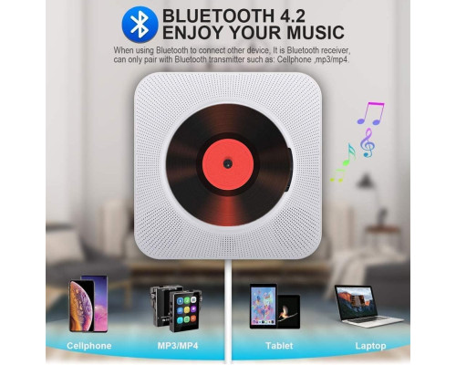 Портативний CD-програвач Adirigo з Bluetooth