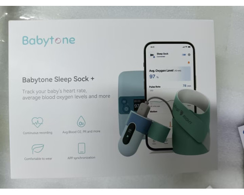 Дитячий монітор сну Babytone з базовою станцією та додатком