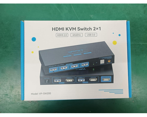 HDMI KVM-перемикач для 2 ПК та 1 монітора