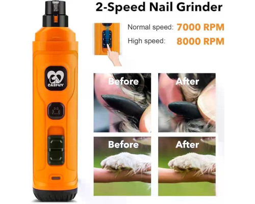 Машинка для стрижки кігтів Casfuy Professional Pet Nail Grinder