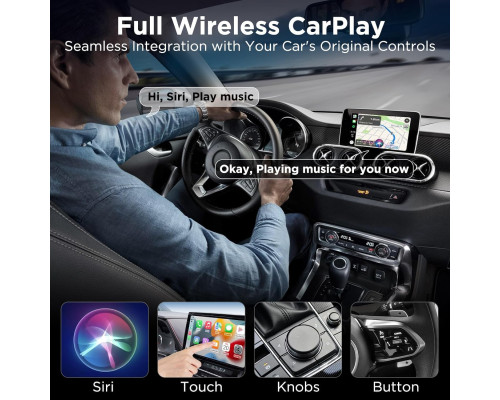 Бездротовий адаптер CarPlay для Apple iPhone