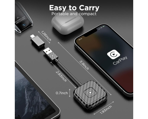 Бездротовий адаптер CarPlay для Apple iPhone