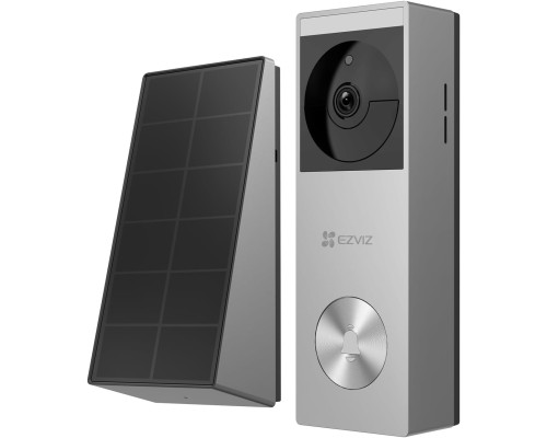 Камера дверного дзвінка EZVIZ HP3 Pro 2K із сонячною батареєю