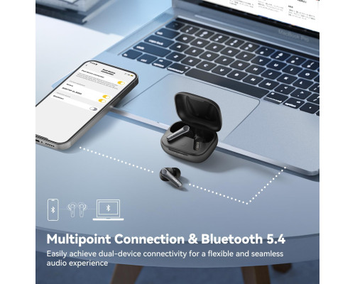 Бездротові навушники EarFun Air Pro 4 з адаптивним гібридним шумопоглинанням
