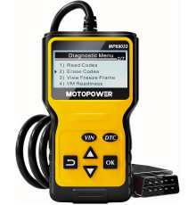 Автомобільний сканер OBD2, зчитувач кодів MOTOPOWER MP69033