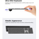 Бездротова Bluetooth-клавіатура та миша seenda SKM64-3