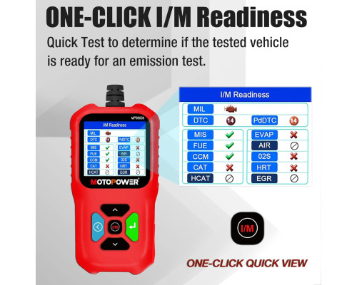 Автомобільний OBD2 сканер MOTOPOWER MP69038