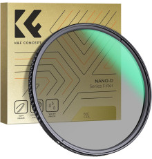 Кругові поляризаційні фільтри K&F CONCEPT 82 мм CPL