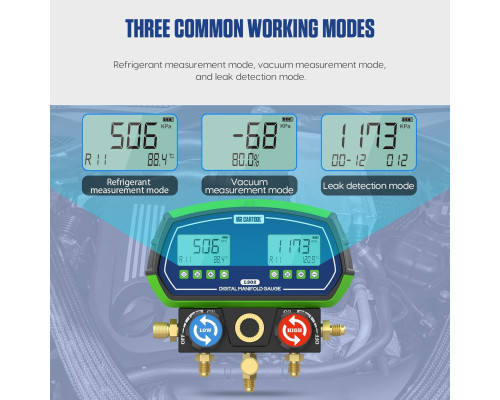 Цифровий манометр колектора MR CARTOOL L302