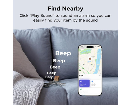 FineTrack Mini 2 Pcak Bluetooth-трекер UGREEN