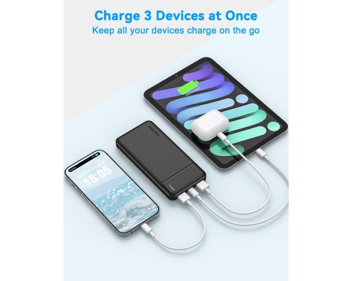 Портативний зарядний пристрій AsperX Power Bank 10000 мАг (комплект 2 шт)