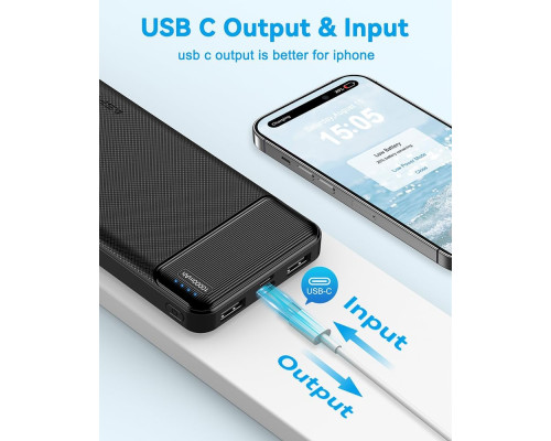 Портативний зарядний пристрій AsperX Power Bank 10000 мАг (комплект 2 шт)