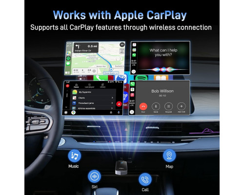 Бездротовий адаптер CarPlay для iPhone PAGEPINMU