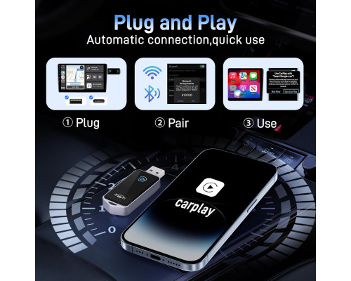 Бездротовий адаптер CarPlay для iPhone PAGEPINMU