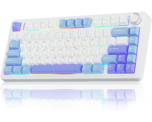 Механічна клавіатура AULA F75 2,4 ГГц/Type-C/BT5.0