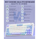 Механічна клавіатура AULA F75 2,4 ГГц/Type-C/BT5.0