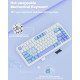 Механічна клавіатура AULA F75 2,4 ГГц/Type-C/BT5.0