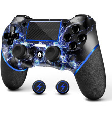 Бездротовий контролер AceGamer для PS4 / джойстик геймпад Custom Design V2 для PS4 з нековзним покриттям