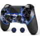 Бездротовий контролер AceGamer для PS4 / джойстик геймпад Custom Design V2 для PS4 з нековзним покриттям