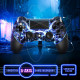 Бездротовий контролер AceGamer для PS4 / джойстик геймпад Custom Design V2 для PS4 з нековзним покриттям