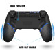 Бездротовий контролер AceGamer для PS4 / джойстик геймпад Custom Design V2 для PS4 з нековзним покриттям