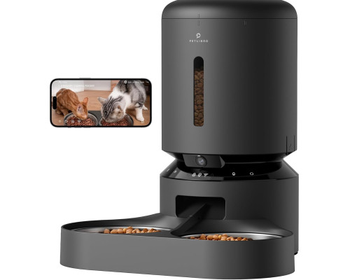 Автоматична годівниця для домашніх тварин PETLIBRO 5G WiFi з камерою 1080P HD з нічним баченням