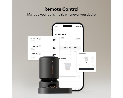 Автоматична годівниця для домашніх тварин PETLIBRO 5G WiFi з камерою 1080P HD з нічним баченням