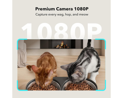 Автоматична годівниця для домашніх тварин PETLIBRO 5G WiFi з камерою 1080P HD з нічним баченням