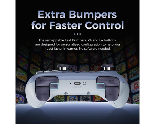 Бездротовий контролер AKNES 8Bitdo Ultimate 2C 2.4G для ПК на базі Windows та Android