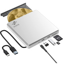 Зовнішній CD DVD-привід BUNUD із USB 3.0 Type-C