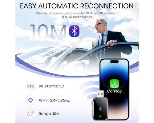 Бездротовий адаптер AIZEO CarPlay