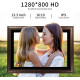 Цифрова фоторамка AEEZO WiFi / 13,3-дюймова HD-сенсорна розумна фоторамка з 16 ГБ пам'яті