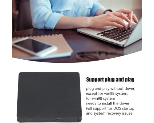 Зовнішній CD DVD-привід із малюнком зоряного неба / оптичний привід USB 3.0/USB 2.0/Type C