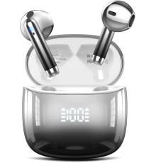 Бездротові навушники-вкладиші Bluetooth з 48-годинним часом роботи та світлодіодним індикатором заряду батареї