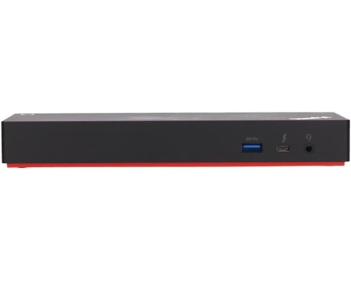 Док-станція Lenovo USA ThinkPad Thunderbolt 3 Gen 2 потужністю 135 Вт (40AN0135US) з підтримкою двох дисплеїв UHD 4K, 2 порти HDMI, 2 порти DP, USB-C, USB 3.1