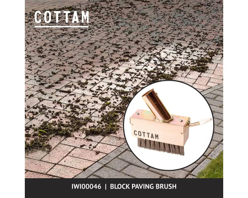 Щітка та скребок для бруківки COTTAM Patio
