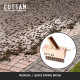 Щітка та скребок для бруківки COTTAM Patio
