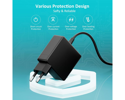 Універсальний зарядний пристрій для ноутбука Basicvolt 65 Вт