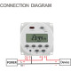 Цифровий РК-дисплей програмований таймер 16A Baomain CN101A DC/AC 24V