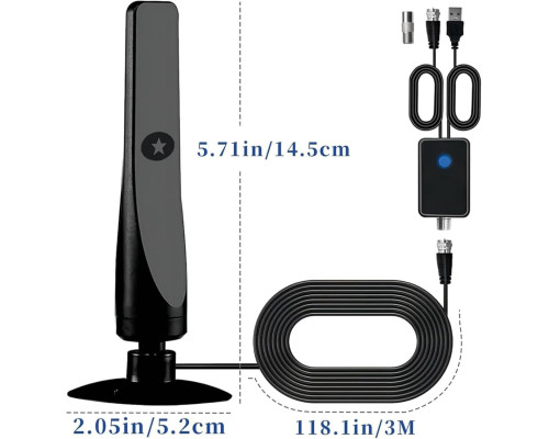 Цифрова антена для Smart TV Generic