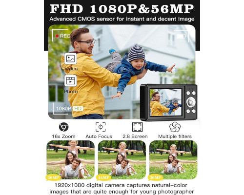 Цифрова камера - 56MP FHD 1080P Fleafer