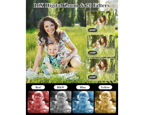 Цифрова камера - 56MP FHD 1080P Fleafer