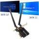 Мережева карта WiFi+Bluetooth Ubit WiFi 6 AX3000E PCIE Max