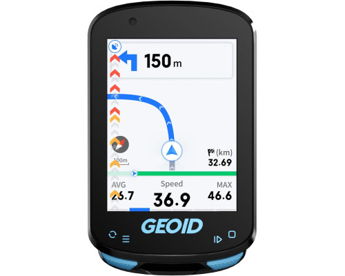 Велокомп'ютер GEOID CC600 Wi-Fi + Bluetooth / бездротовий спідометр для велосипеда з автоматичним підсвічуванням